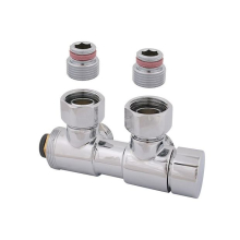 Schlösser Armaturen DUOPLEX KOMBIARMATUR DN15, 1/2" ENTLEERB, ECKF, DN15, 1/2", VA DESIGN