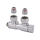 Schlösser Armaturen DUOPLEX KOMBIARMATUR DN15, 1/2" ENTLEERB, ECKF, DN15, 1/2", POL.CHR.