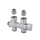 Schlösser Armaturen DUOPLEX KOMBIARMATUR, VOREINST. ENTLEERB, DG-F, DN15, 1/2", REINWEISS