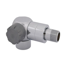 Schlösser Armaturen THERMOSTATVENTIL WINKELECKFORM ANSCHL.LI, DN15, 1/2", EDELST.DESIGN