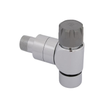 Schlösser Armaturen THERMOSTATVENTIL ECKFORM DN15, 1/2", EDELSTAHL DESIGN
