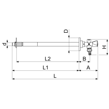 Schlösser Armaturen FROST-TEC F. ROHBAU+SANIERUNG RB, RV, SANITAERGRIFF, DN15, CHROM