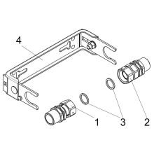 Schlösser Armaturen WZ-EINBAUBUEGEL, WAAGER, M.VSB VERST, QN 2, 5, 1"x1", EDELSTAHL