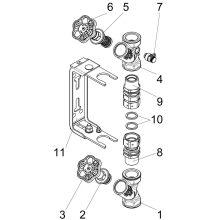 Schlösser Armaturen WZ-EINBAUGARN.STEIGROHR, QN 2, 5 1 1/4"x1 1/4", BUEGEL:VERZ, VERST.