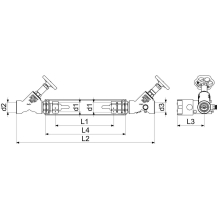 Schlösser Armaturen WZ-EINBAUGARN.WAAGER, QN 6, 0 1"x1", BUEGEL:EDELSTAHL, VERSTELLB.