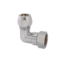 Schlösser Armaturen WINKEL M. 1 QUETSCHVERSCHR.+ 1 UE-MU, DN10, 3/8"x10MM, VERCHROMT