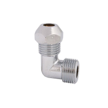 Schlösser Armaturen WINKEL M. 1 QUETSCHVERSCHRAUB. DN12, 1/2"x1/2"x12MM, VERCHROMT