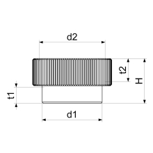 Schlösser Armaturen UEBERGANGSSTUECK M22/1 AGx1/2"IG, VERCHROMT