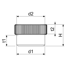 Schlösser Armaturen UEBERGANGSSTUECK M22/1 IGx1/2"AG, VERCHROMT