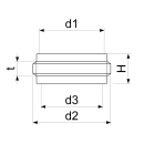 Schlösser Armaturen UEBERGANGSSTUECK M22/1...