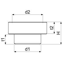 Schlösser Armaturen UEBERGANGSSTUECK M.R-MU+DICHT. 1"IGx3/4"AG, VERCHROMT