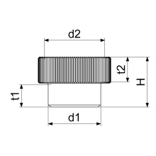 Schlösser Armaturen UEBERGANGSSTUECK M.R-MU+DICHT. 1/2"AGx3/4"IG, VERCHROMT
