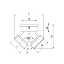 Schlösser Armaturen MS-Y-VERTEILERSTUECK DN20,...