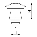 Schlösser Armaturen SANITAER-OBERTEIL, 3-STERNGRIFF...