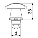 Schlösser Armaturen SANITAER-OBERTEIL, 3-STERNGRIFF...
