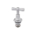 Schlösser Armaturen KNEBEL-OBERTEIL MIT O-RING DN15, 1/2", MATT VERCHROMT