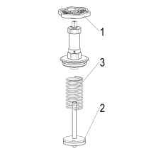 Schlösser Armaturen FETTKAMMER-OT FUER KFR-VENTIL DIN3502, N.ST.SP, DN50, 2", EPDM