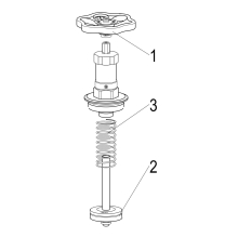 Schlösser Armaturen FETTKAMMER-OT FUER KFR-VENTIL DIN3502, N.ST.SP, DN40, 1 1/2", EPDM
