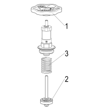 Schlösser Armaturen FETTKAMMER-OT FUER KFR-VENTIL DIN3502, N.ST.SP, DN25, 1", EPDM
