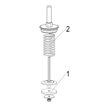 Schlösser Armaturen OBERTEIL RUECKFLUSSVERHINDERER DN50, 2", MESSING, DIN-DVGW
