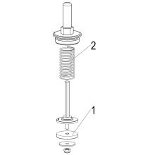 Schlösser Armaturen OBERTEIL RUECKFLUSSVERHINDERER DN32, 1 1/4", MESSING, DIN-DVGW