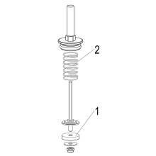 Schlösser Armaturen OBERTEIL RUECKFLUSSVERHINDERER DN25, 1", MESSING, DIN-DVGW