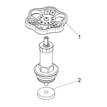 Schlösser Armaturen FETTKAMMER-OT F.FREISTROMVENT. DIN3502, N.ST.SP, DN65, 2 1/2", EPDM
