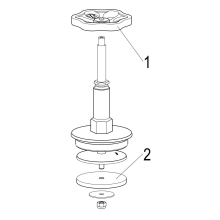 Schlösser Armaturen FETTKAMMER-OT F.FREISTROMVENT. DIN3502, STEIG.SP, DN80, 3", PTFE