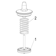 Schlösser Armaturen OBERTEIL F. RUECKSCHLAGVENTIL DN80, 3", MESSING, EPDM