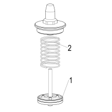 Schlösser Armaturen OBERTEIL F. RUECKSCHLAGVENTIL DN65, 2 1/2", MESSING, EPDM