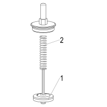 Schlösser Armaturen OBERTEIL F. RUECKSCHLAGVENTIL DN50, 2", MESSING, EPDM