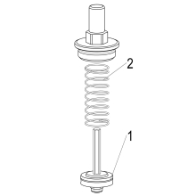 Schlösser Armaturen OBERTEIL F. RUECKSCHLAGVENTIL DN20, 3/4", MESSING, EPDM