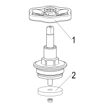 Schlösser Armaturen FETTKAMMER-OT, DURCHG./SCHRAEG. STEIG.SP, DN40, 1 1/2", MESSING, EPDM