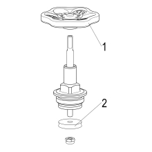 Schlösser Armaturen FETTKAMMER-OT, DURCHG./SCHRAEG. STEIG.SP, DN25, 1", MESSING, PTFE