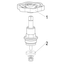 Schlösser Armaturen FETTKAMMER-OT, DURCHG./SCHRAEG. STEIG.SP, DN15, 1/2", MESSING, PTFE