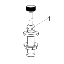 Schlösser Armaturen SPUELENDURCHFUEHRUNG DN15, 1/2" CU-ROHR 12MM x 3/4", VERCHROMT