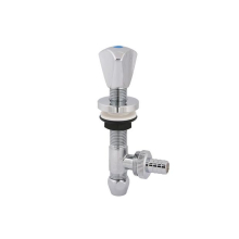 Schlösser Armaturen WASCHGERAETE-UNTERTISCHVENTIL SV, 3-KT, 1/2", ANSCHL.3/4"SEITL, CR