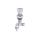 Schlösser Armaturen WASCHGERAETE-UNTERTISCHVENTIL SV, 3-KT, 1/2", ANSCHL.3/4"UNT, CHR.