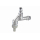 Schlösser Armaturen AUSLAUFVENTIL MIT RB, RV, SV STECKSCHL.-OT, 3/4", MATT CHR, DVGW