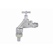 Schlösser Armaturen AUSLAUFVENTIL AIR-TEC, MIT RB, RV, SV, KNEBEL-OT, 1/2", MATT CR, DVGW