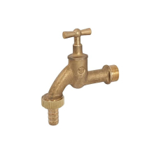 Schlösser Armaturen AUSLAUFVENTIL MIT SCHLAUCHVER. KNEBEL-OBERTEIL, 3/4", MS-BLANK