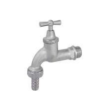 Schlösser Armaturen AUSLAUFVENTIL MIT METALL-SV KNEBEL-OT, SCHWER, 1/2", MATT CHROM