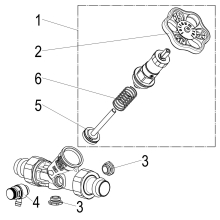 Schlösser Armaturen KFR-VENTIL, PRESS AG MULTI M.ENTL, N.ST.SP, DN20, PRESS18, DVGW