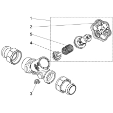 Schlösser Armaturen KFR-VENTIL, PRESS AG MULTI O.ENTL, N.ST.SP, DN40, PRESS42, DVGW