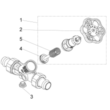 Schlösser Armaturen KFR-VENTIL, PRESS AG MULTI O.ENTL, N.ST.SP, DN20, PRESS18, DVGW