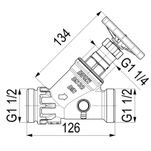 Schlösser Armaturen KFR-VENTIL, AUSSENGEWINDE MULTI M.ENTL, N.ST.SP, DN32, AG1 1/2, DVGW