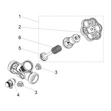 Schlösser Armaturen KFR-VENTIL, AUSSENGEWINDE MULTI M.ENTL, N.ST.SP, DN20, AG 1", DVGW