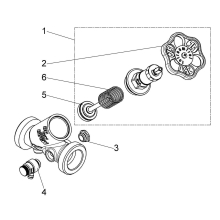 Schlösser Armaturen KFR-VENTIL, AUSSENGEWINDE KST M.ENTL, N.ST.SP, DN50, AG2 3/4, DVGW