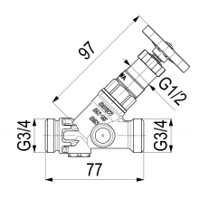 Schlösser Armaturen KFR-VENTIL, AUSSENGEWINDE MULTI O.ENTL, N.ST.SP, DN15, AG3/4", DVGW