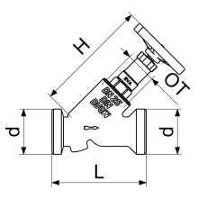 Schlösser Armaturen KFR-VENTIL, AUSSENGEWINDE KST O.ENTL, N.ST.SP, DN15, AG 1", DVGW